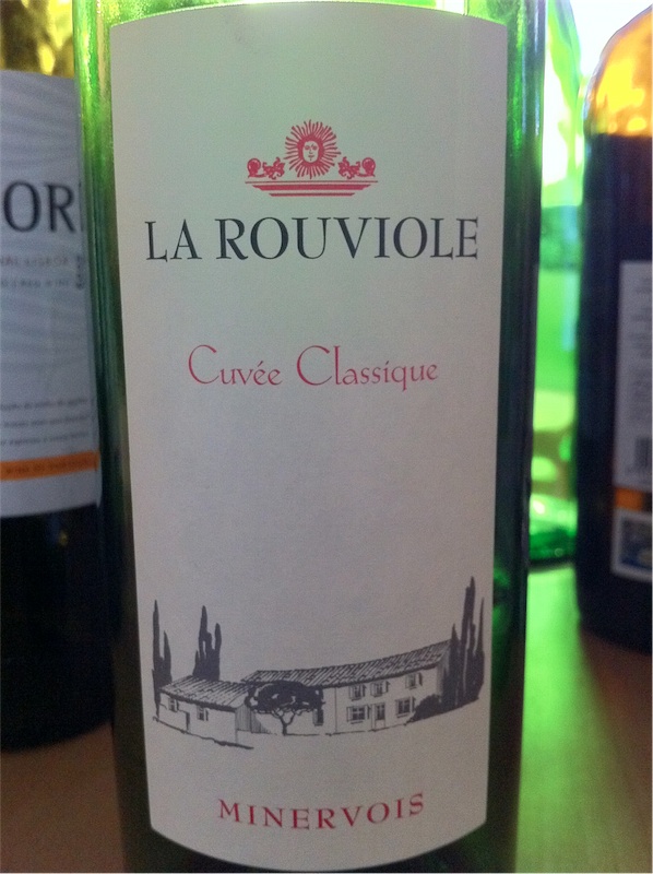 Le Rouviole, Cuvée Clasique, AOC Minervois, 2008, 14%.