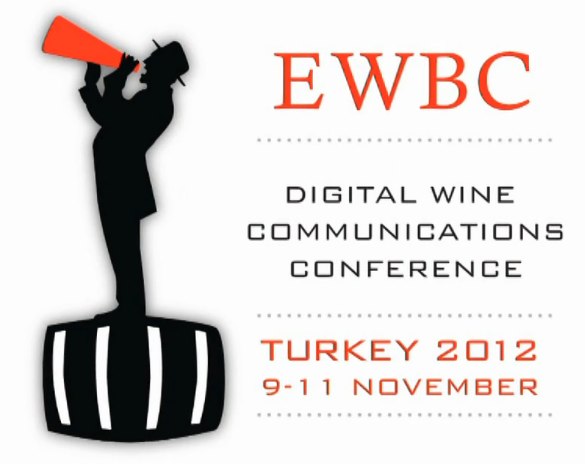 European Wine Bloggers Conference logo Digital wine communication conference Turkey 2012